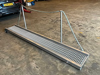 Aluminium loopbrug / drijfplank - anti -slip - overige bootonderdeel - afbeelding 2 van  8