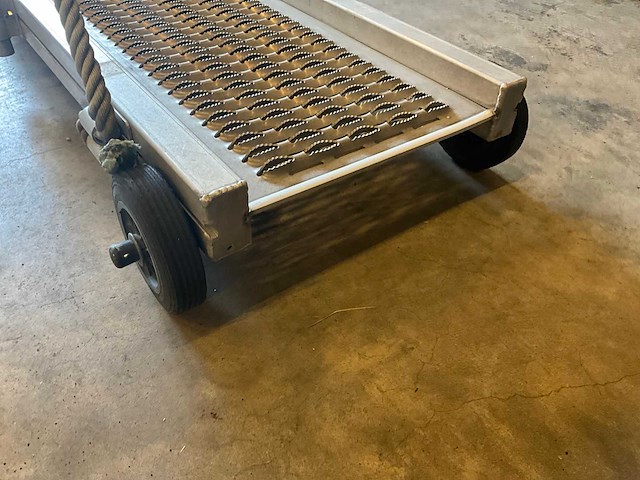 Aluminium loopbrug / drijfplank - anti -slip - overige bootonderdeel - afbeelding 8 van  8
