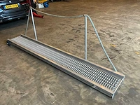 Aluminium loopbrug / drijfplank - anti -slip - overige bootonderdeel - afbeelding 2 van  8