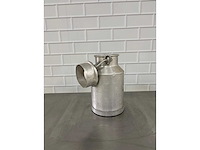 Aluminium melkbus met deksel - afbeelding 1 van  3