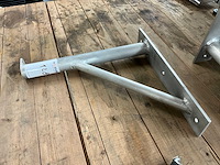 Aluminium muurbeugel (5x) - afbeelding 3 van  4