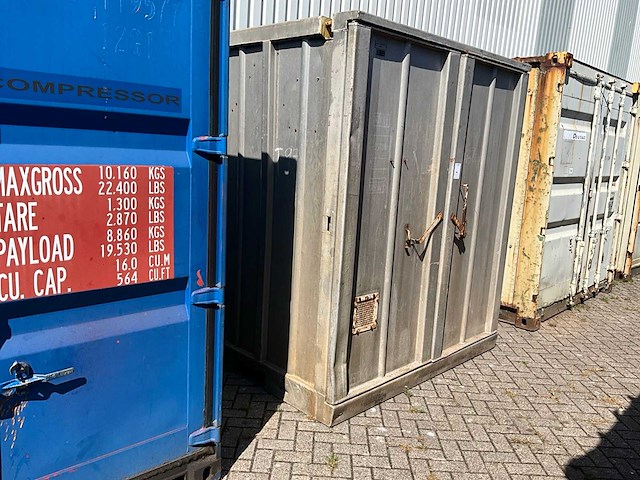 Aluminium opslag container - afbeelding 1 van  4
