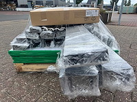 Aluminium overkapping 8x3m – polycarbonaat opaal 16mm – antraciet ral 7015 - afbeelding 11 van  13