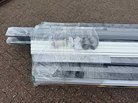 Aluminium overkapping 8x3m – polycarbonaat opaal 16mm – antraciet ral 7015 - afbeelding 13 van  13