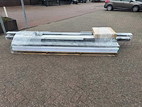 Aluminium overkapping 8x3m – polycarbonaat opaal 16mm – antraciet ral 7015 - afbeelding 9 van  13