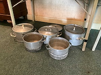 Aluminium pannen (6x) - afbeelding 1 van  5