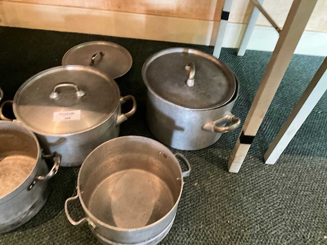 Aluminium pannen (6x) - afbeelding 4 van  5