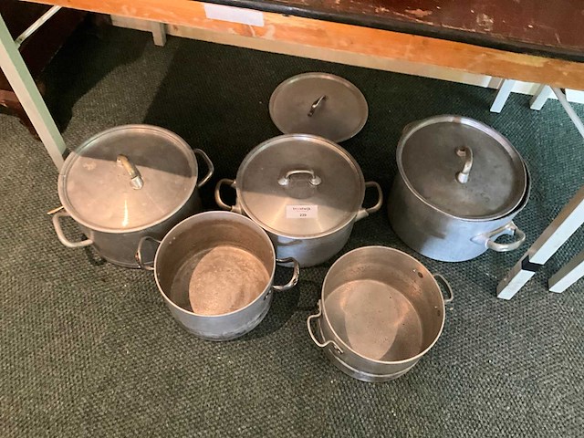 Aluminium pannen (6x) - afbeelding 5 van  5