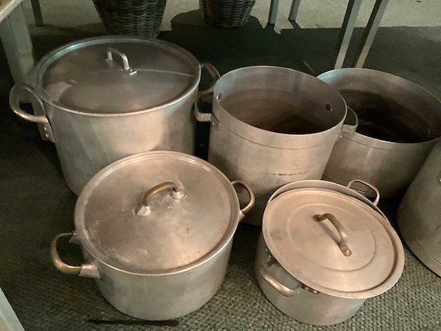 Aluminium pannen (6x) - afbeelding 2 van  6
