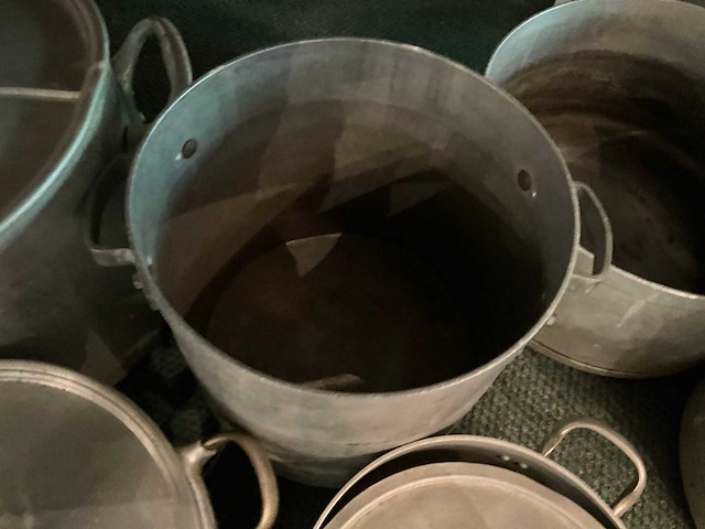 Aluminium pannen (6x) - afbeelding 4 van  6