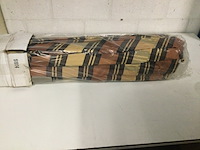 Aluminium parasol 3 meter, parasol alu, beige, bruin, bordeaux - afbeelding 1 van  2