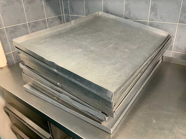 Aluminium patisserie bladen (12x) - afbeelding 1 van  4