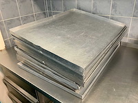 Aluminium patisserie bladen (12x) - afbeelding 1 van  4