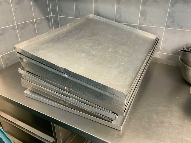 Aluminium patisserie bladen (12x) - afbeelding 3 van  4