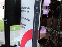 Aluminium peeslijst op voet. afmeting 100 x 220 cm. - afbeelding 2 van  2