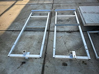 Aluminium plateau met diverse beugels - afbeelding 2 van  12