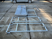 Aluminium plateau met diverse beugels - afbeelding 5 van  12