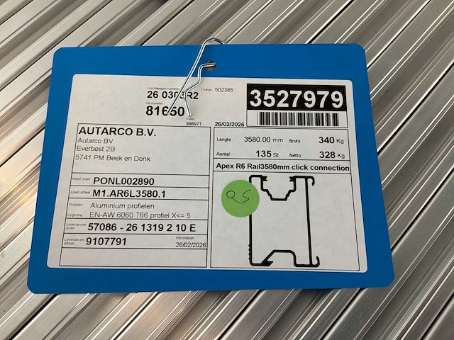 Aluminium profielen (84 stuks) - afbeelding 4 van  4