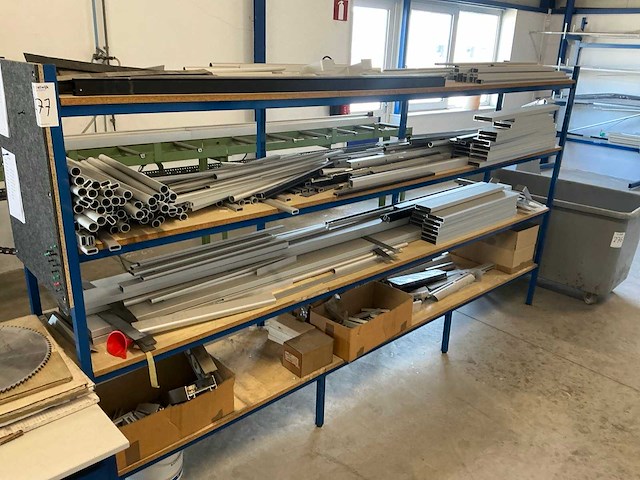 Aluminium restanten met stalen stelling - afbeelding 1 van  6