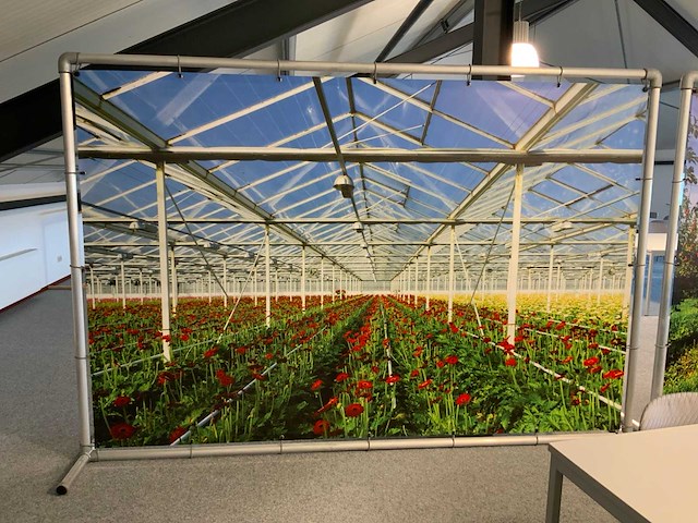 Aluminium roomdevider (3x) - afbeelding 1 van  4