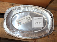 Aluminium schalen 80 stuks. 35 cm. - afbeelding 2 van  2