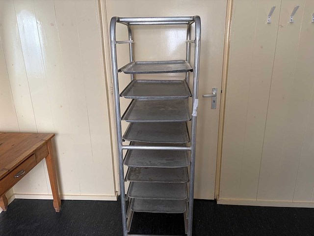 Aluminium serveerwagen - afbeelding 1 van  3