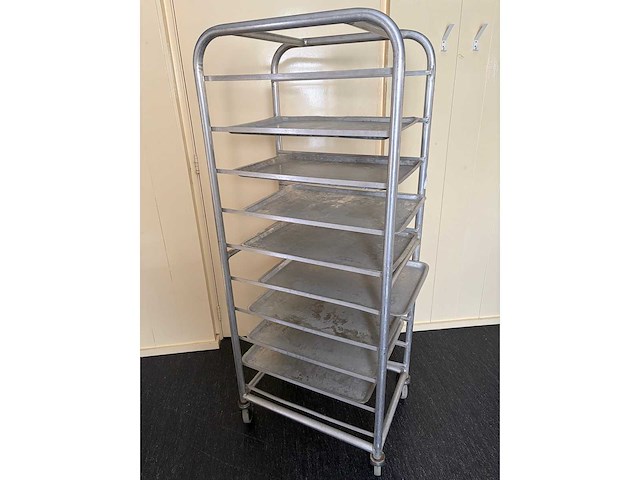 Aluminium serveerwagen - afbeelding 3 van  3