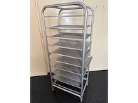 Aluminium serveerwagen - afbeelding 3 van  3