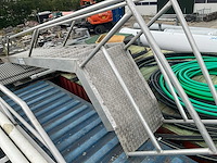Aluminium steek trap met bordes - fixed staircase - afbeelding 4 van  6