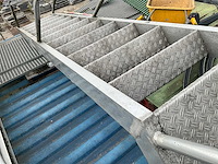Aluminium steek trap met bordes - fixed staircase - afbeelding 5 van  6