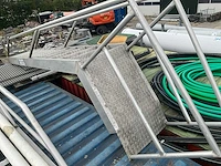 Aluminium steek trap met bordes - fixed staircase - afbeelding 4 van  6