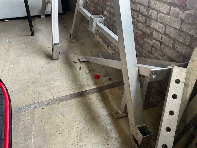 Aluminium steiger-/ platform steunen - afbeelding 3 van  6