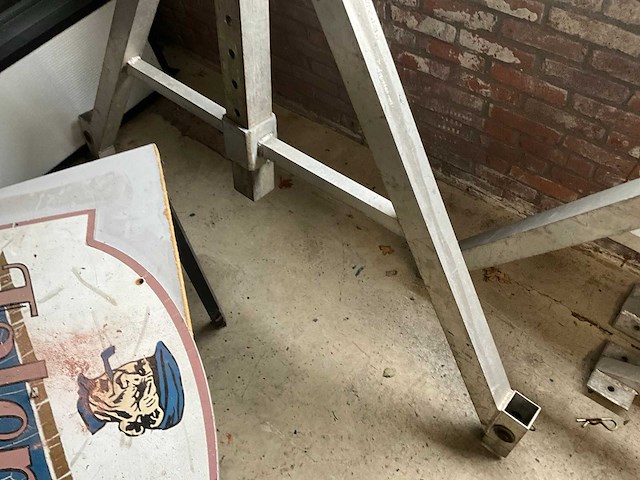 Aluminium steiger-/ platform steunen - afbeelding 4 van  6