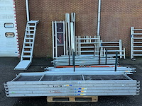 Aluminium steiger v.v. trap, valbeveiliging, steigerwielen - afbeelding 15 van  21