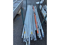 Aluminium steiger v.v. trap, valbeveiliging, steigerwielen - afbeelding 17 van  21