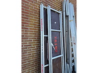 Aluminium steiger v.v. trap, valbeveiliging, steigerwielen - afbeelding 16 van  21