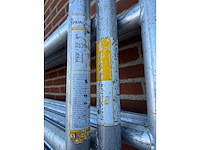 Aluminium steiger v.v. trap, valbeveiliging, steigerwielen - afbeelding 20 van  21