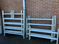 Aluminium steiger v.v. trap, valbeveiliging, steigerwielen - afbeelding 9 van  21