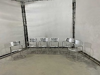 Aluminium stoelen (6x) - afbeelding 3 van  6