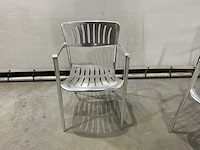 Aluminium stoelen (6x) - afbeelding 4 van  6