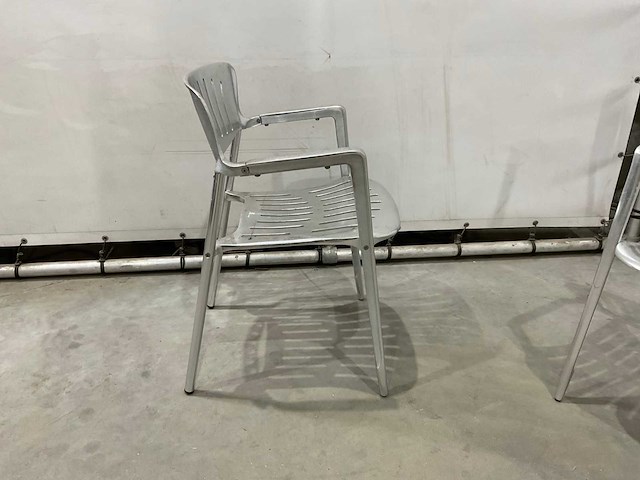 Aluminium stoelen (6x) - afbeelding 5 van  6