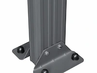 Aluminium terrasoverkapping borneo 3 x 3 m - grijs - afbeelding 3 van  9