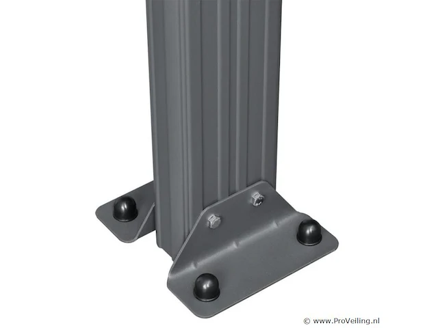 Aluminium terrasoverkapping borneo 3 x 3 m - grijs - afbeelding 3 van  9