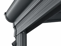 Aluminium terrasoverkapping borneo 3 x 3 m - grijs - afbeelding 5 van  9