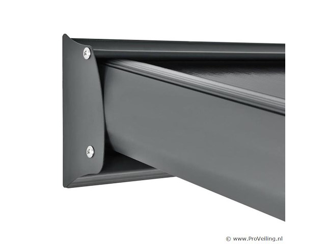 Aluminium terrasoverkapping borneo 4 x 3 m - grijs - afbeelding 7 van  9