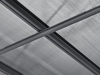 Aluminium terrasoverkapping borneo 4 x 3 m - grijs - afbeelding 6 van  9
