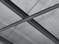 Aluminium terrasoverkapping borneo 4 x 3 m - grijs - afbeelding 6 van  9