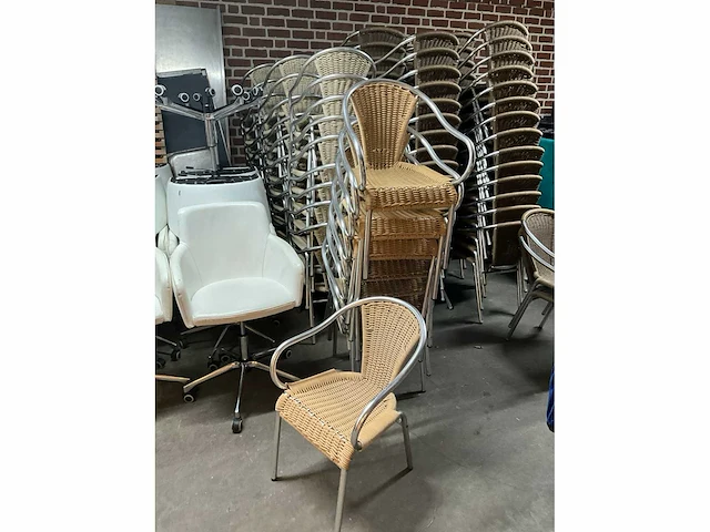 Aluminium terrasstoelen (38x) - afbeelding 5 van  5