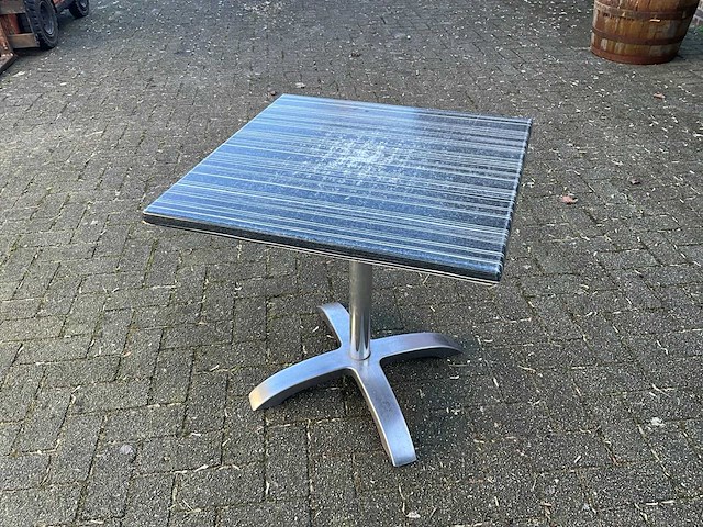 Aluminium terrastafels (4x) - afbeelding 1 van  6