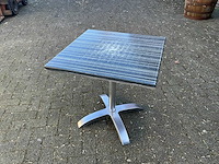 Aluminium terrastafels (4x) - afbeelding 1 van  6